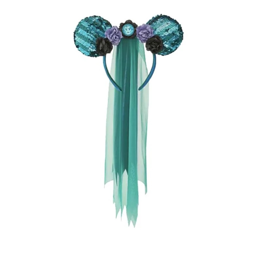 NWT Disney Minnie Mouse main attraction haunted mansion madame Leota ears